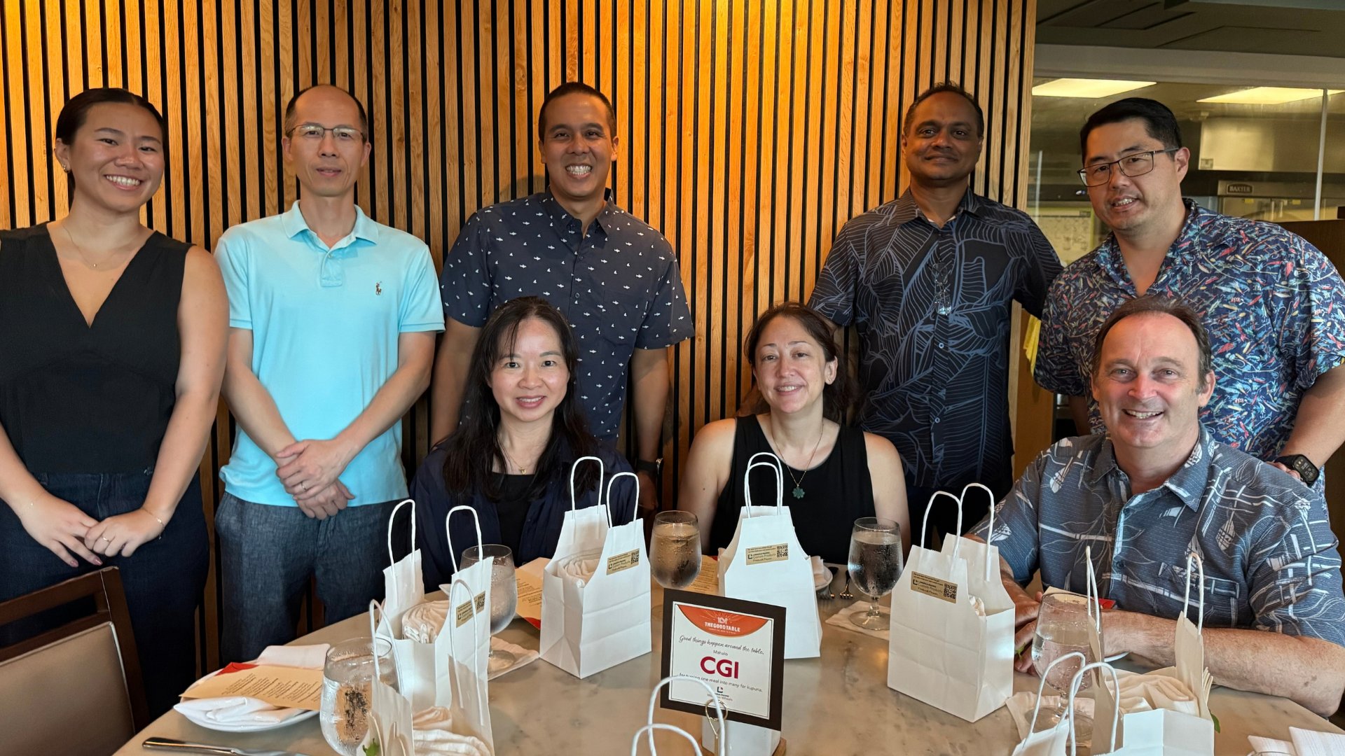 Guests at the CGI table at The Good Table 2026