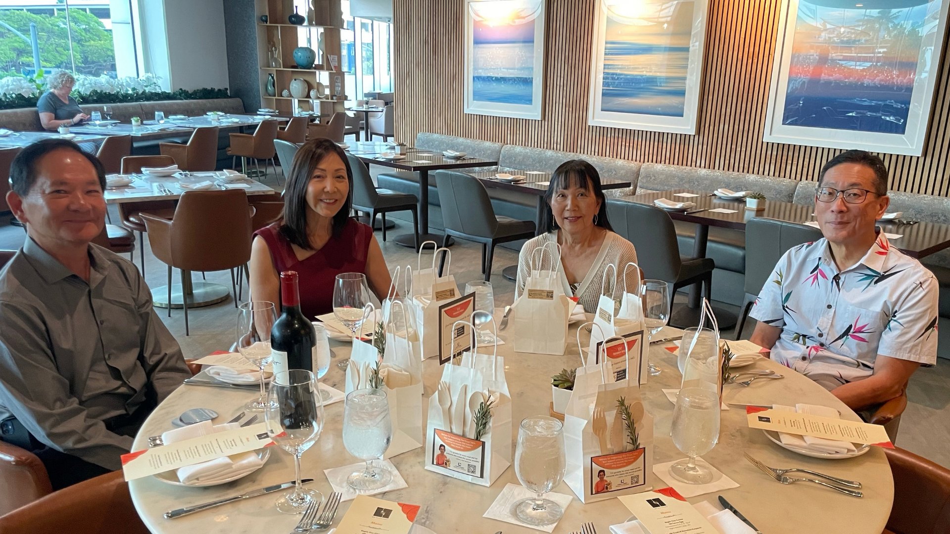 Guests at the Pacific Property Group table at The Good Table 2026
