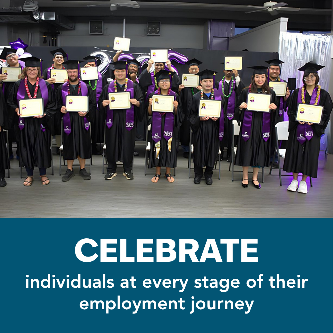 Celebrate individuals at every stage of their employment journey